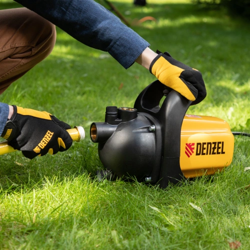 Садовый поверхностный насос GP 600, 600 Вт, 3000 л/ч, подъем 35 м, пластик Denzel по ценам производителя в Москве с доставкой по всей России