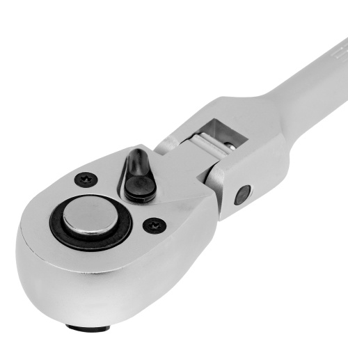 Ключ-трещотка шарнирный 1/2", СrV, 72 зуба, с быстрым сбросом, матовый хром Stels по ценам производителя в Москве с доставкой по всей России