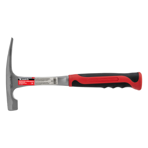 Молоток каменщика, 600 г, цельнометаллический, двухкомпонентная рукоятка Matrix по ценам производителя в Москве с доставкой по всей России