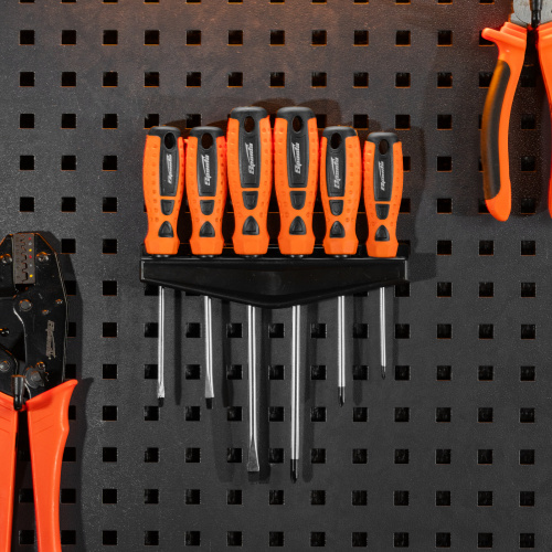 Набор отверток "Point", CrV, двухкомпонентные рукоятки, 6 шт, Sparta по ценам производителя в Москве с доставкой по всей России