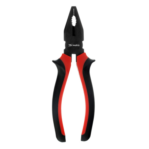 Плоскогубцы комбинированные Black Nickel, 180 мм, двухкомпонентные рукоятки Matrix по ценам производителя в Москве с доставкой по всей России