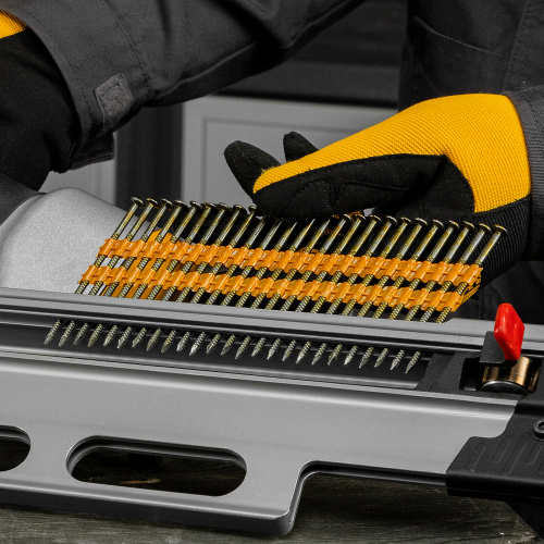 Гвозди для пнев. нейлера (крашен.) длина - 75 мм, диам. - 3,05 мм, 2000 шт. Denzel по ценам производителя в Москве с доставкой по всей России