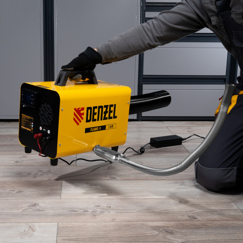 Дизельная тепловая портативная пушка  Flame-5, 5кВт, 300м3/ч, непр.наг., циф. терм. Denzel по ценам производителя в Москве с доставкой по всей России