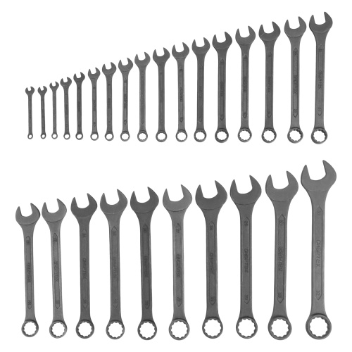 Набор ключей комбинированных, 5,5 - 32 мм, 27 шт., CrV, фосфатированные Сибртех по ценам производителя в Москве с доставкой по всей России