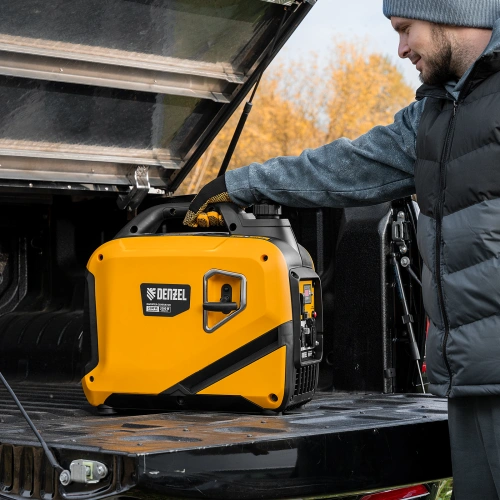 Генератор инверторный GS-2200iS, 2,2 кВт, 230 В, закрытый корпус, ручной старт DENZEL по ценам производителя в Москве с доставкой по всей России