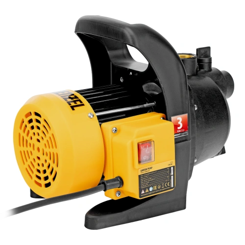 Садовый поверхностный насос GPL600, 600 Вт, 3000 л/ч, подъем 35 м, пластик Denzel по ценам производителя в Москве с доставкой по всей России