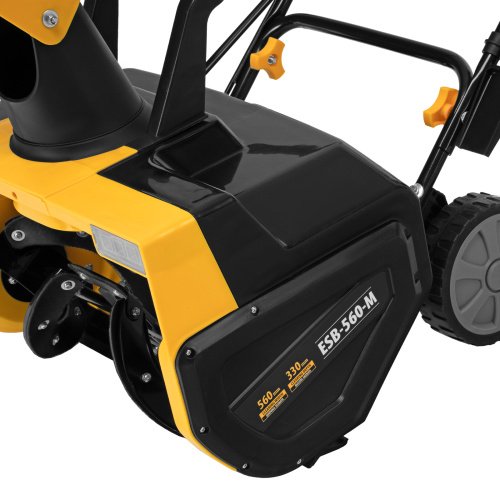 Электрическая снегоуборочная машина ESB-560-M, 2,5 кВт, металлический шнек, LED фара Denzel по ценам производителя в Москве с доставкой по всей России