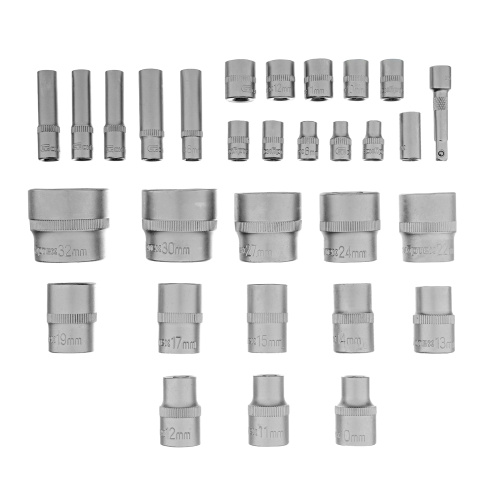 Набор инструментов, 1/2", 1/4", пластиковый кейс 76 предметов Сибртех по ценам производителя в Москве с доставкой по всей России