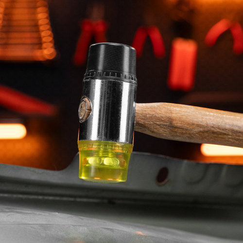 Молоток рихтовочный, бойки 35 мм, комбинированная головка, деревянная ручка Sparta по ценам производителя в Москве с доставкой по всей России