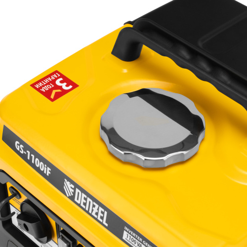 Генератор инверторный GS-1100iF, 1,1 кВт, 230 В, ручной старт DENZEL по ценам производителя в Москве с доставкой по всей России