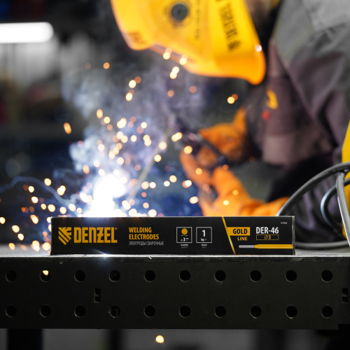 Электроды DER-46 Goldline, диам. 3 мм, 1 кг, рутил-целлюлозное покрытие Denzel по ценам производителя в Москве с доставкой по всей России