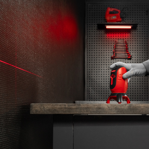 Лазерный уровень ML01T, дальность 10 м, точность ± 0,5 мм, / 1 м, длина волны 650 нм, проекция 1 вертикальная 1 горизонтальная плоскость, резьба под штатив 5/8" Matrix по ценам производителя в Москве с доставкой по всей России