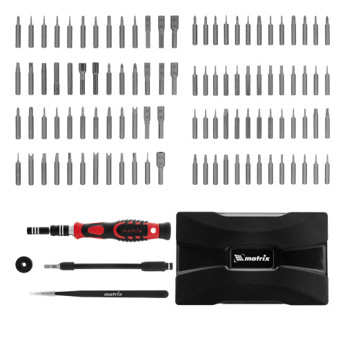 Набор для точных работ 107 в 1, универсальный, сталь CrV Matrix по ценам производителя в Москве с доставкой по всей России