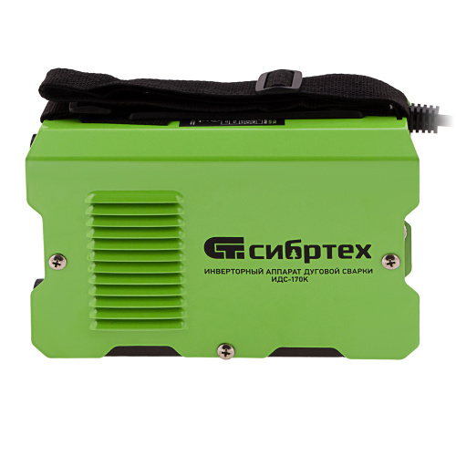 Инверторный аппарат дуговой сварки ИДС-170K, 170 А, ПВ 80%, диаметр электрода 1,6-3,2 мм Сибртех по ценам производителя в Москве с доставкой по всей России
