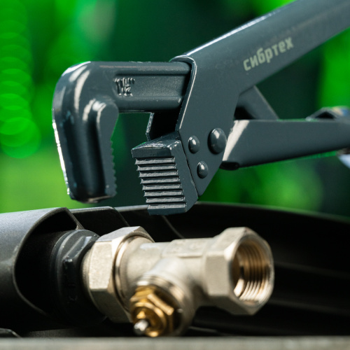 Ключ трубный рычажный КТР-2, 1.5", кованый, тип "L" Сибртех по ценам производителя в Москве с доставкой по всей России