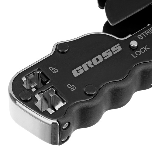 Клещи для обжима телефонных и компьютерных клемм RJ45, 8P и RJ11/12, 6P, компактный размер, CAT5 Gross по ценам производителя в Москве с доставкой по всей России