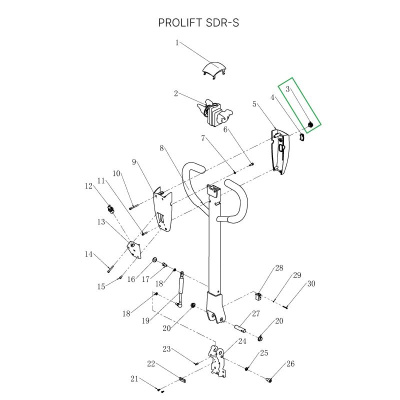 Кнопки подъема-опускания вил для штабелеров SDR-S по ценам производителя в Москве с доставкой по всей России