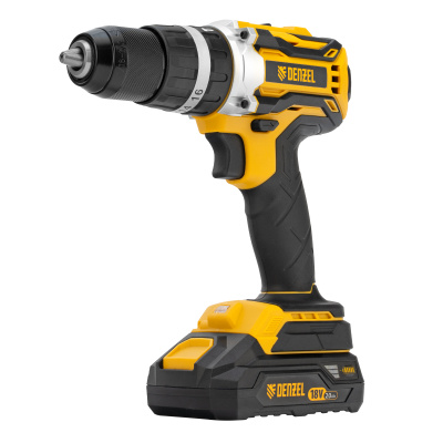 Дрель-шуруповерт аккумуляторная ударная бесщет CIDB-18-02, Li-Ion, 18 В Denzel по ценам производителя в Москве с доставкой по всей России