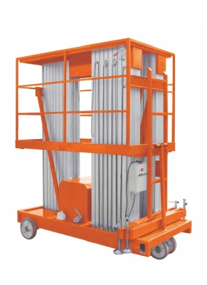 Подъемник мачтовый аккумуляторный 250 кг 10/12 м TOR GTWY10-320 DC 3-мачтовый