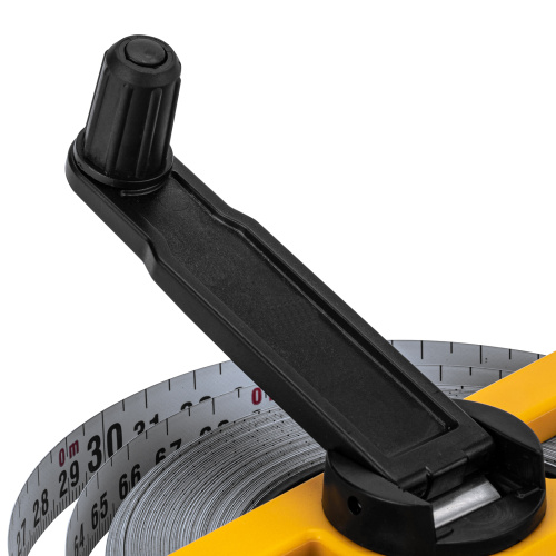 Рулетка геодезическая 30 м х 13 мм, открытый корпус, металлическая лента Denzel по ценам производителя в Москве с доставкой по всей России