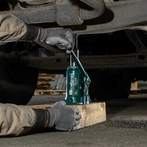 Домкрат гидравлический бутылочный, 10 т, 190-370 мм Сибртех по ценам производителя в Москве с доставкой по всей России