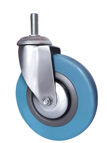 Колесо аппаратное поворотное SCtg 55 125 мм с болтом (зеленое) (F) по ценам производителя в Москве с доставкой по всей России