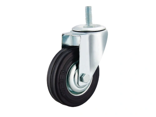 Колесо поворотное SCt 63 160 мм резина с болтом (N) по ценам производителя в Москве с доставкой по всей России