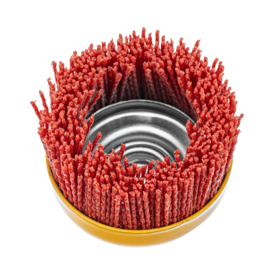 Щетка для УШМ, 75 мм, Чашка, нейлоновая щетина, М14 Denzel по ценам производителя в Москве с доставкой по всей России