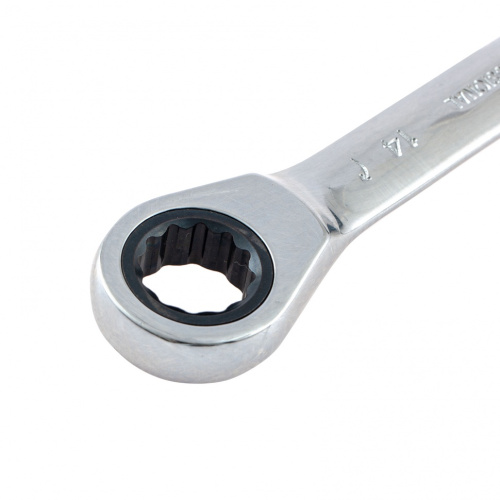 Ключ накидной трещоточный, 12 х 14мм, CrV, зеркальный хром Matrix по ценам производителя в Москве с доставкой по всей России