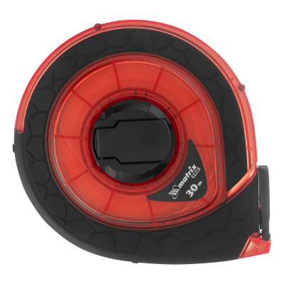 Рулетка геодезическая 30 м х 15 мм, закрытый корпус, фибергласовая лента, двусторонняя шкала, Pro Matrix по ценам производителя в Москве с доставкой по всей России