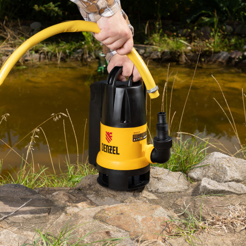 Дренажный насос DP800A, 800 Вт, подъем 5 м, 13000 л/ч Denzel по ценам производителя в Москве с доставкой по всей России