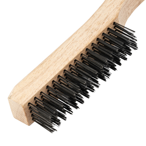 Щетка зачистная пятирядная, закаленная прямая проволока с деревянной ручкой Сибртех по ценам производителя в Москве с доставкой по всей России