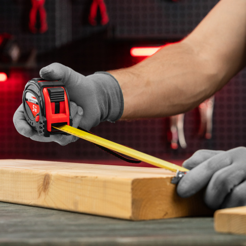 Рулетка Status Magnet 3 fixations,5 м х 25 мм,обрезиненный корпус,зацеп с магнитом Matrix по ценам производителя в Москве с доставкой по всей России