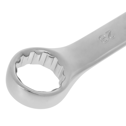 Ключ комбинированный, 28 мм, CrV, полированный хром Matrix по ценам производителя в Москве с доставкой по всей России