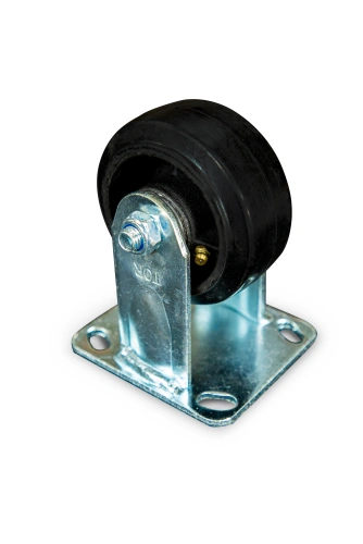 Колесо большегрузное неповоротное FCd 46 100 мм обрезиненное (N) по ценам производителя в Москве с доставкой по всей России