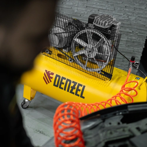 Компрессор воздушный BCI3000-T/200, ременный привод , 3.0 кВт, 200 литров, 530 л/мин Denzel по ценам производителя в Москве с доставкой по всей России