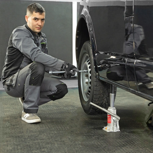 Домкрат гидравлический бутылочный, 5 т, h подъема 197-382 мм Matrix по ценам производителя в Москве с доставкой по всей России