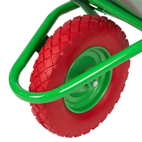 Тачка садово-строительная с PU колесом, грузоподъемность 180 кг, объем 90 л Сибртех по ценам производителя в Москве с доставкой по всей России