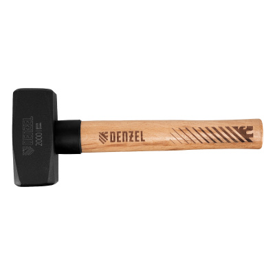 Кувалда, 2000 г, кованая головка, буковая рукоятка Denzel по ценам производителя в Москве с доставкой по всей России