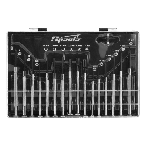 Набор отверток для точной механики, 16 шт, Sparta по ценам производителя в Москве с доставкой по всей России