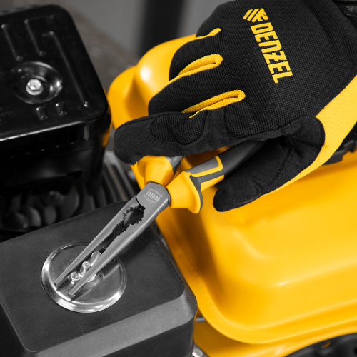 Длинногубцы прямые 205 мм, трехкомпонентные рукоятки Denzel по ценам производителя в Москве с доставкой по всей России