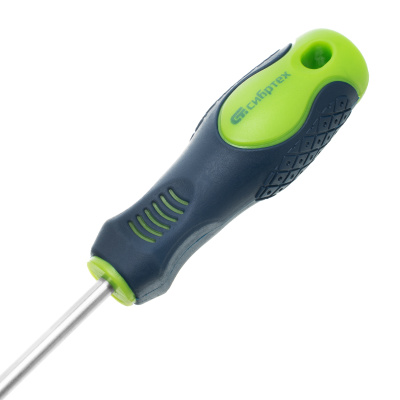 Отвертка, SL5 х 150 мм, CrV, двухкомпонентная рукоятка Сибртех по ценам производителя в Москве с доставкой по всей России