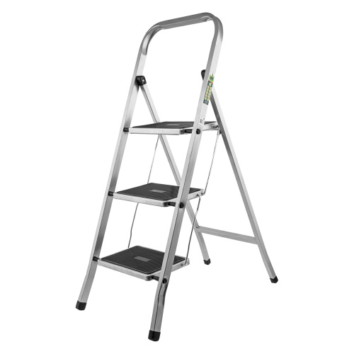 Стремянка 3 ступени, с полимерными ковриками, Сибртех по ценам производителя в Москве с доставкой по всей России