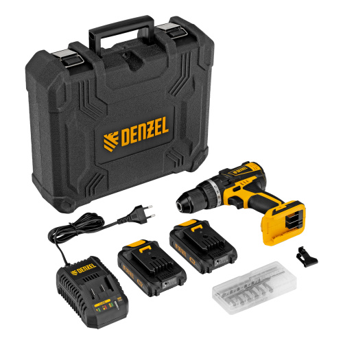 Дрель-шуруповерт аккумуляторная ударная бесщет CIDB-IB-18-02, Li-Ion, 18 В, 2 акк. Denzel по ценам производителя в Москве с доставкой по всей России