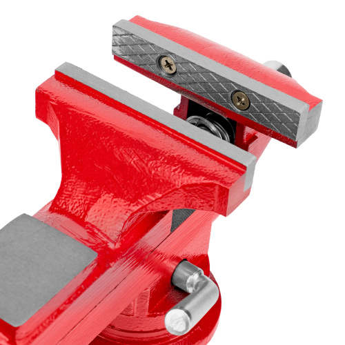 Тиски слесарные, 80 мм, настольные, поворотные, c наковальней MTX по ценам производителя в Москве с доставкой по всей России