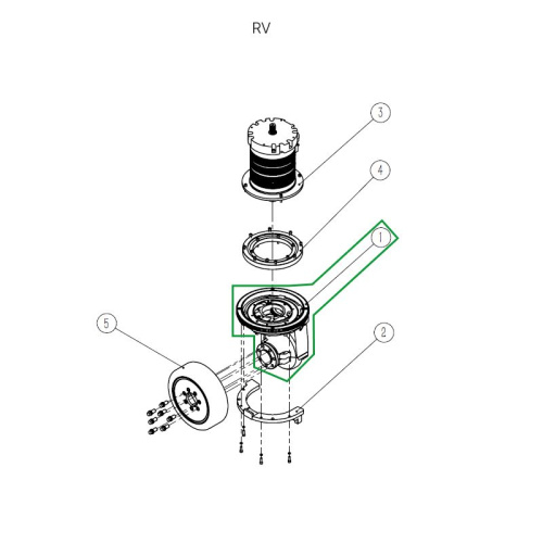 Редуктор ведущего колеса для ричтрака RV (45 об/мин, АС) по ценам производителя в Москве с доставкой по всей России