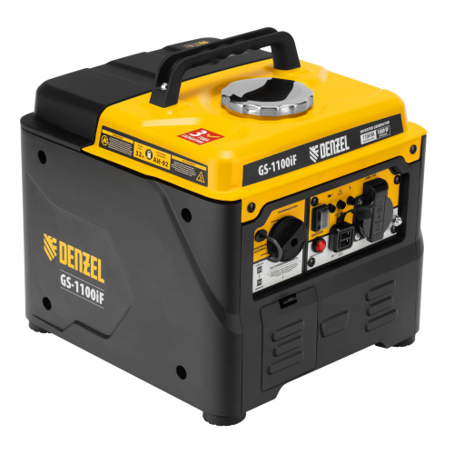 Генератор инверторный GS-1100iF, 1,1 кВт, 230 В, ручной старт DENZEL по ценам производителя в Москве с доставкой по всей России