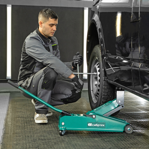 Домкрат гидравлический подкатной, 3 т, 192-532 мм, SUV Сибртех по ценам производителя в Москве с доставкой по всей России