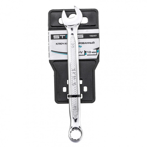 Ключ комбинированный, 10 мм, CrV, антислип Stels по ценам производителя в Москве с доставкой по всей России