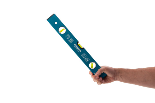 Уровень алюминиевый усиленный, 400 мм, 3 глазка Gross по ценам производителя в Москве с доставкой по всей России